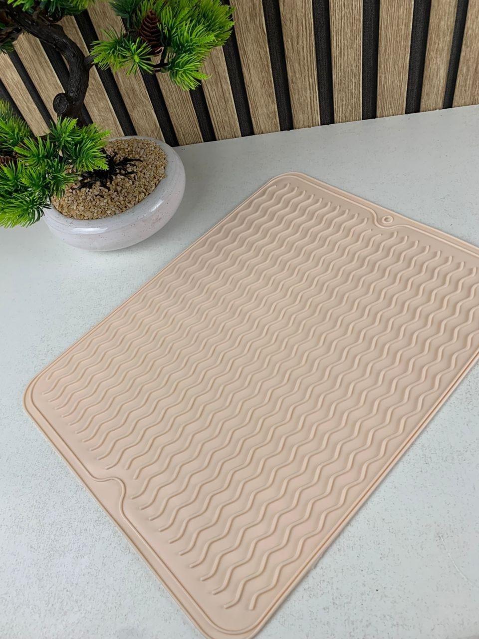 Tapis de Séchage en Silicone Souple et Flexible pour Cuisine – بساط تقطير الأواني - الصورة 2