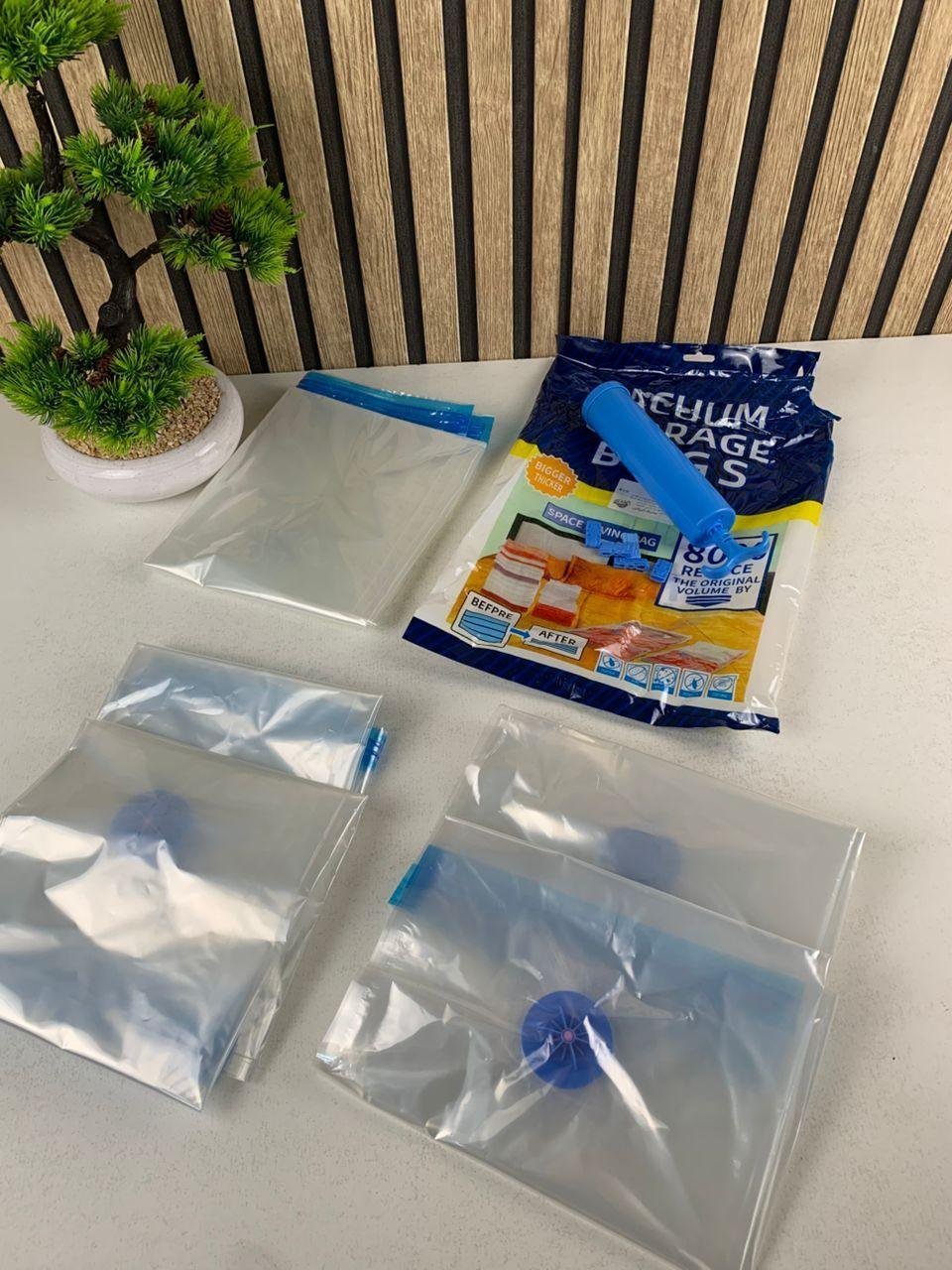 Pack de 5 Sacs Sous-Vide refermables et réutilisables + Pompe Inclus – طقم أكياس ضغط الهواء - الصورة 8