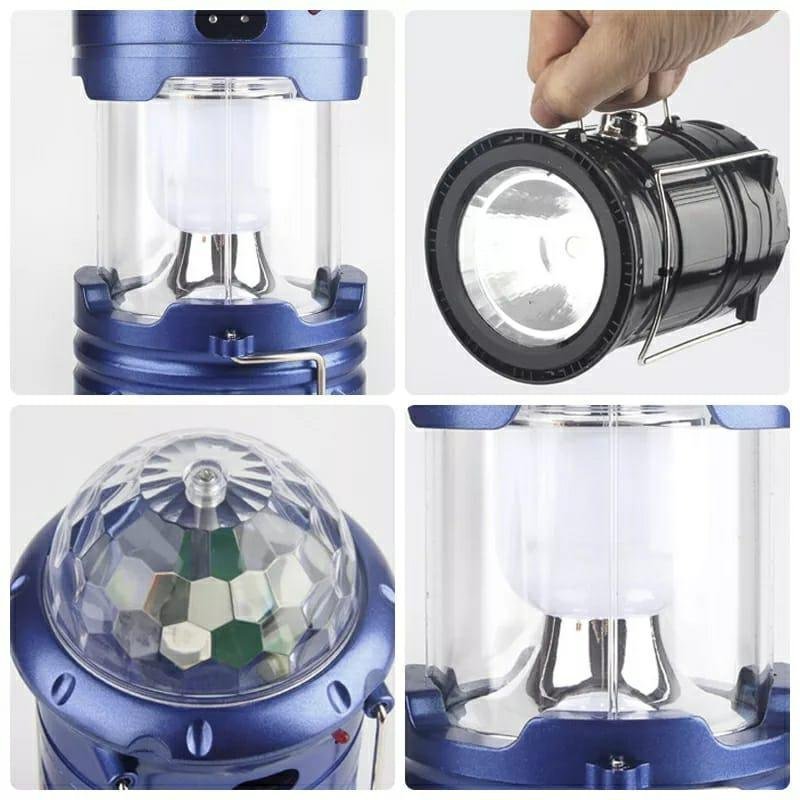 Camping light lantern 3IN1 multi-fonction Rechargeable lamp ,torch ,disco ball rotatif - الصورة 5