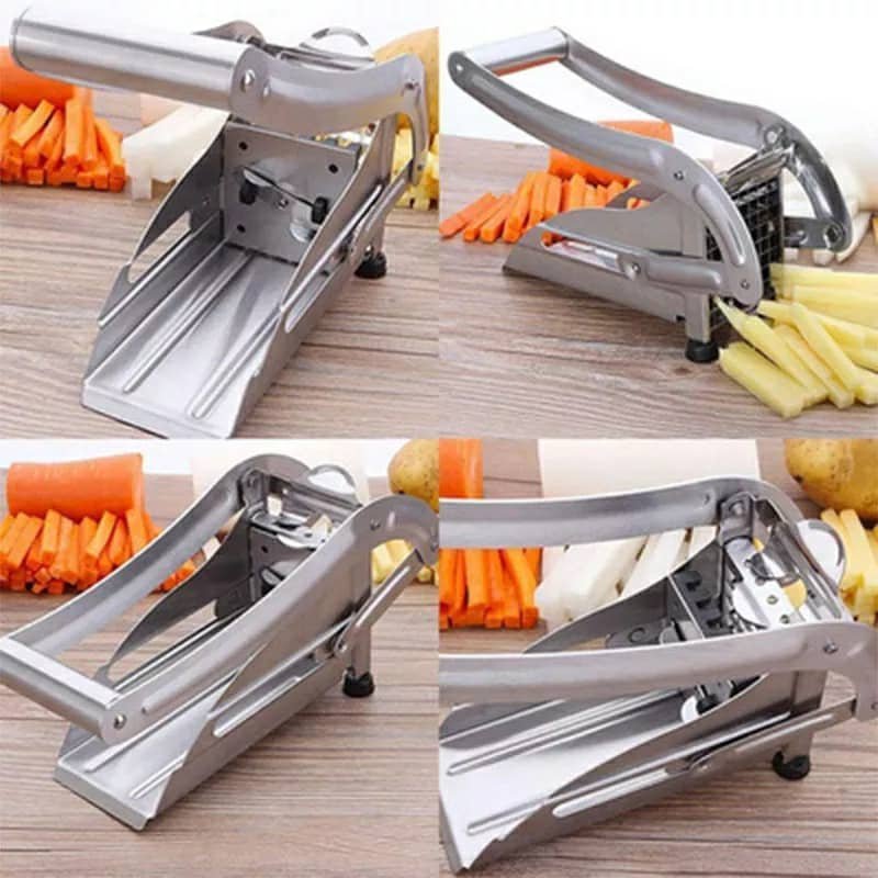 Coupe-frites manuel en acier inoxydable - الصورة 4
