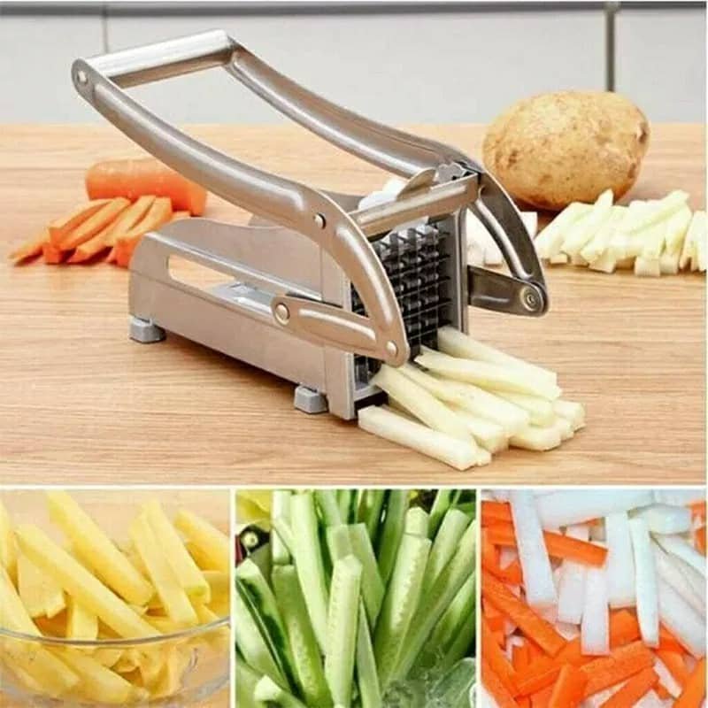 Coupe-frites manuel en acier inoxydable - الصورة 5
