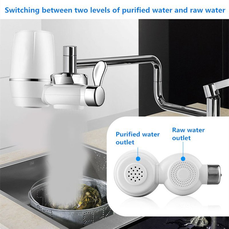 Robinet Filtre à eau cuisine, pour l'élimination de la rouille et des bactéries Le Chlore Et Les Matières Organiques - الصورة 3