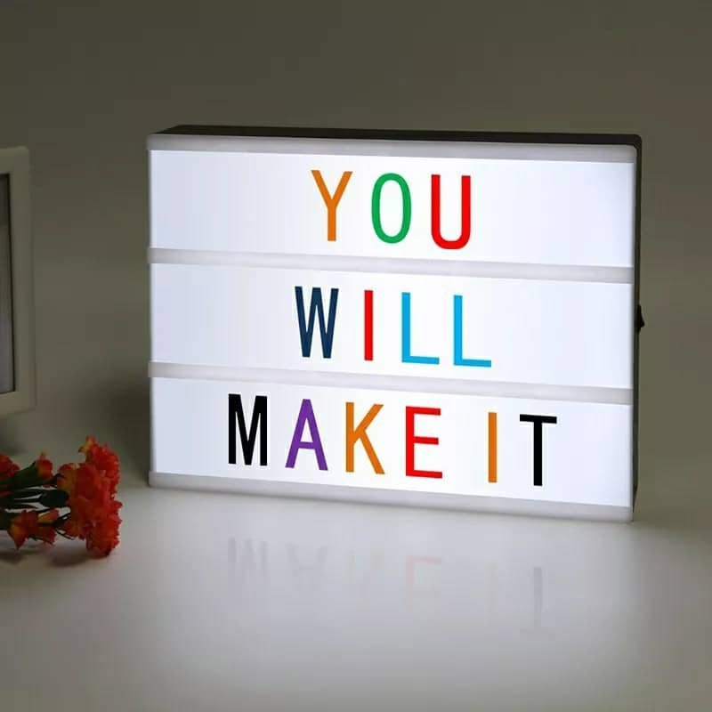 Light box led message - Coloré - الصورة 4