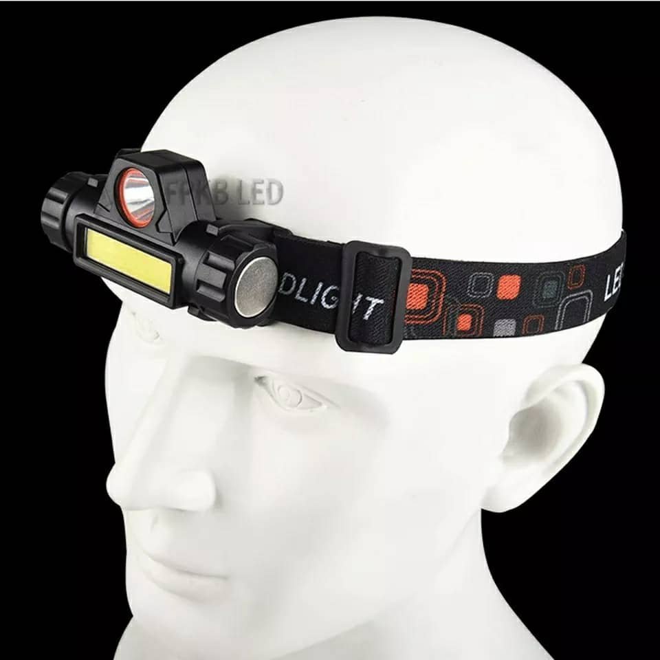 Lampe frontale à Led Portable imperméable Rechargeable USB - الصورة 5