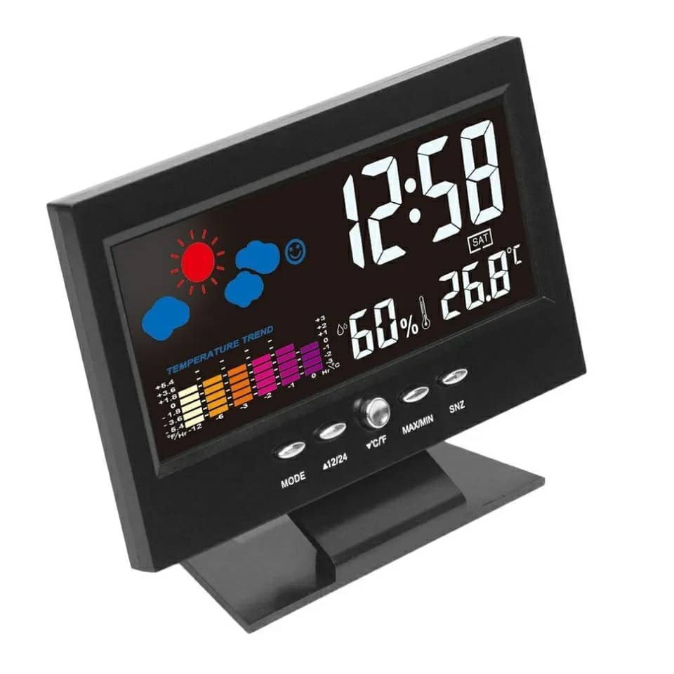 Station Météo intelligente multifonction affichage numérique - الصورة 2