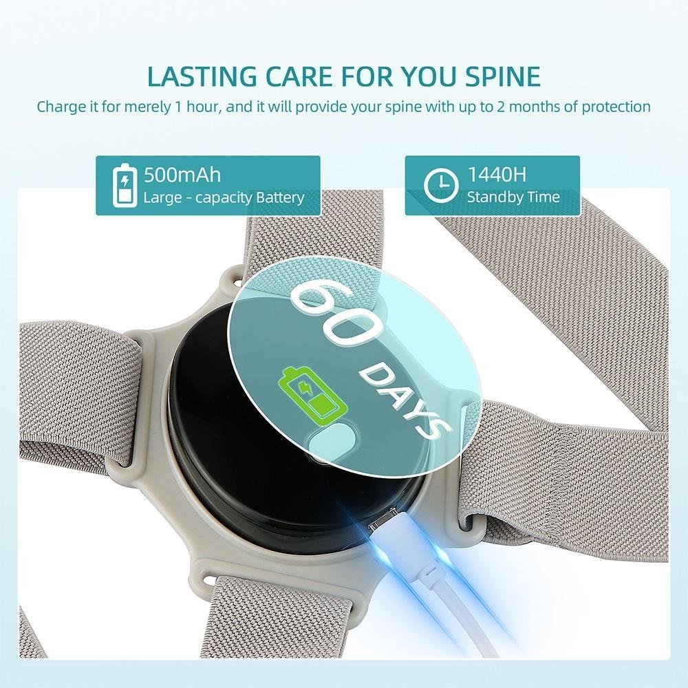 Correcteur de Posture Intelligent réglable vibrante - الصورة 2