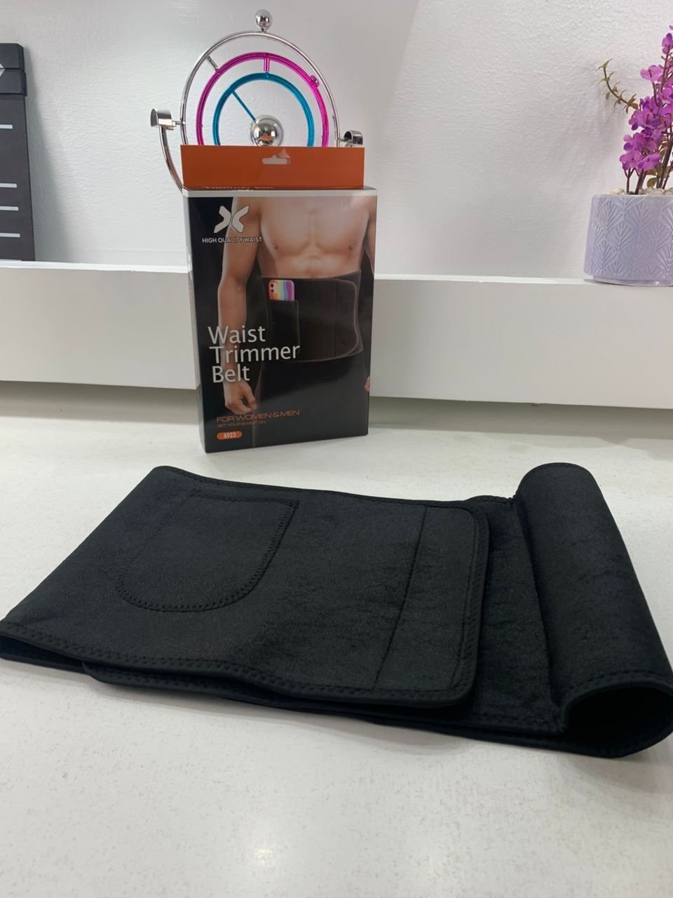 Ceinture de sudation pour Homme et Femme avec Poche Extérieure – حزام تنحيف - الصورة 3