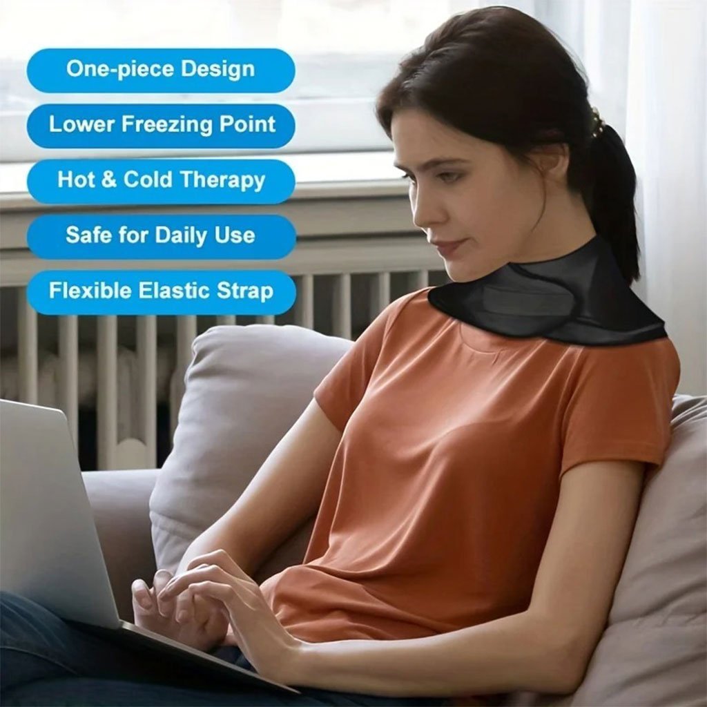 Pack de Glace Cervical Chaud et Froid en Gel Réutilisable pour Soulager les Douleurs - الصورة 5