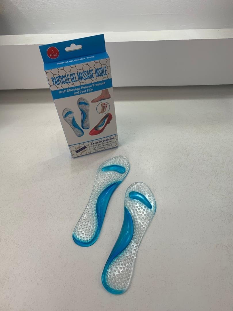 Semelle de massage en Gel pour correction des Pieds Plats – فرشة حذاء من السيليكون - الصورة 2