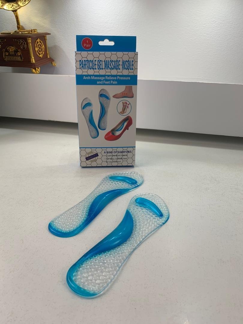 Semelle de massage en Gel pour correction des Pieds Plats – فرشة حذاء من السيليكون - الصورة 3