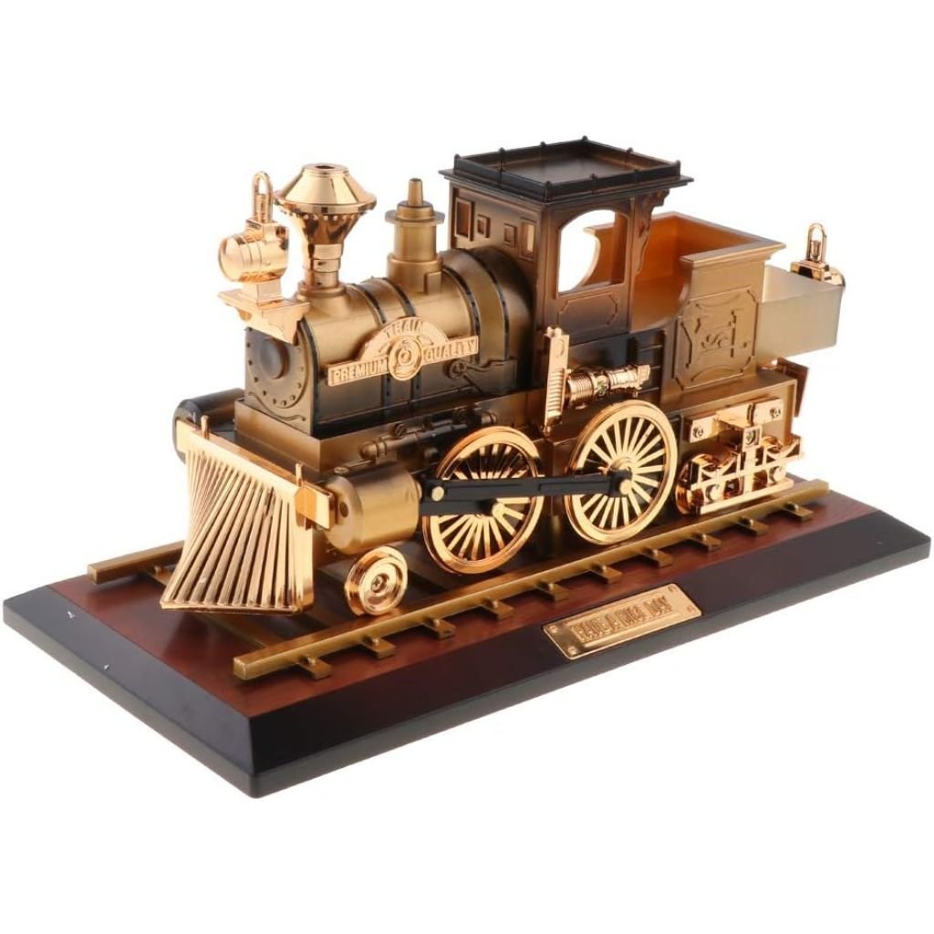 Boîte à Musique Locomotive Mobile en Bronze – علبة موسيقى قاطرة متحركة - الصورة 6