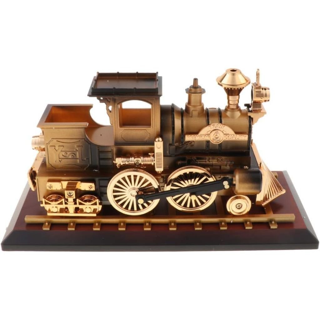 Boîte à Musique Locomotive Mobile en Bronze – علبة موسيقى قاطرة متحركة - الصورة 5