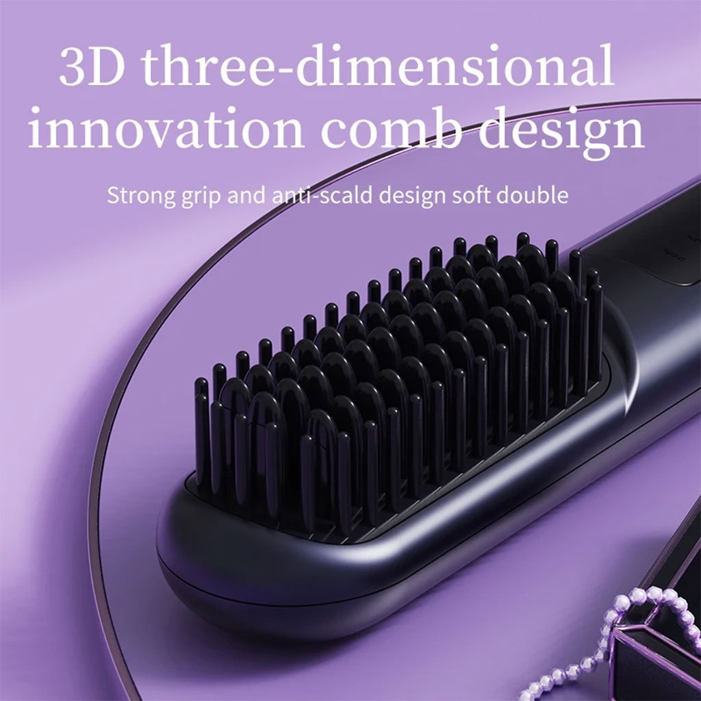 Brosse Lissante et Bouclante Électrique YX-228 – فرشاة تسريح الشعر - الصورة 5