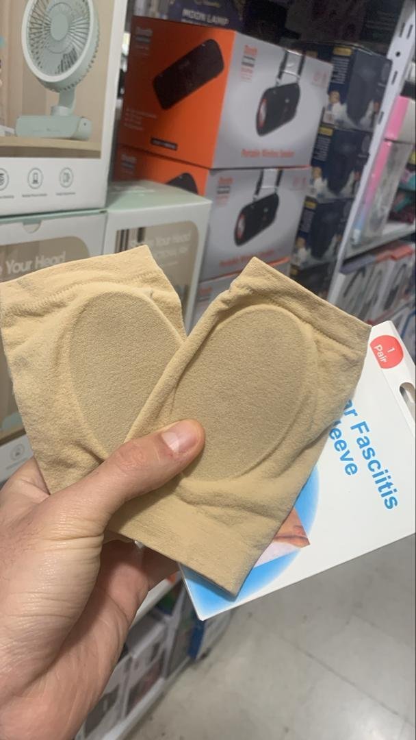 Paire Semelles de pied Soutien de la voûte plantaire en silicone pour fasciite plantaire orthopédique V2 - الصورة 3