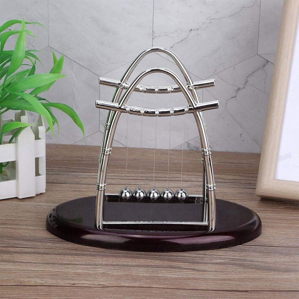 Pendule Newton Balls d'équilibre en acier classique - الصورة 3