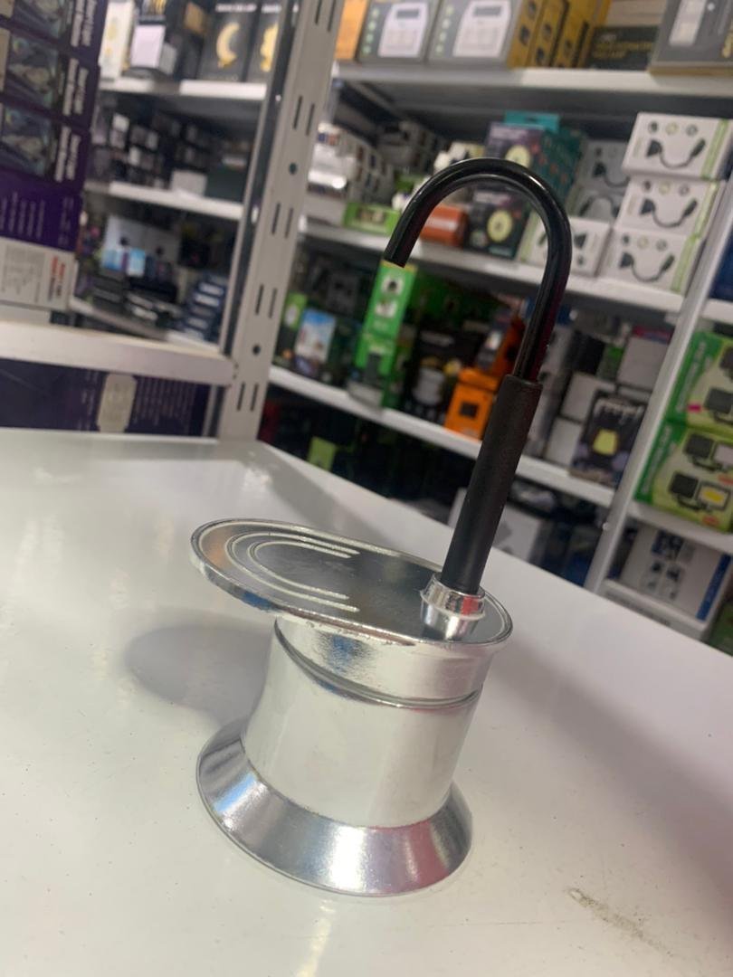 Cafetière Italienne Moka à Tube en Alliage d'Aluminium 50ml - ماكينة صنع قهوة الموكا الإيطالية بأنبوب من سبائك الألومنيوم - الصورة 2