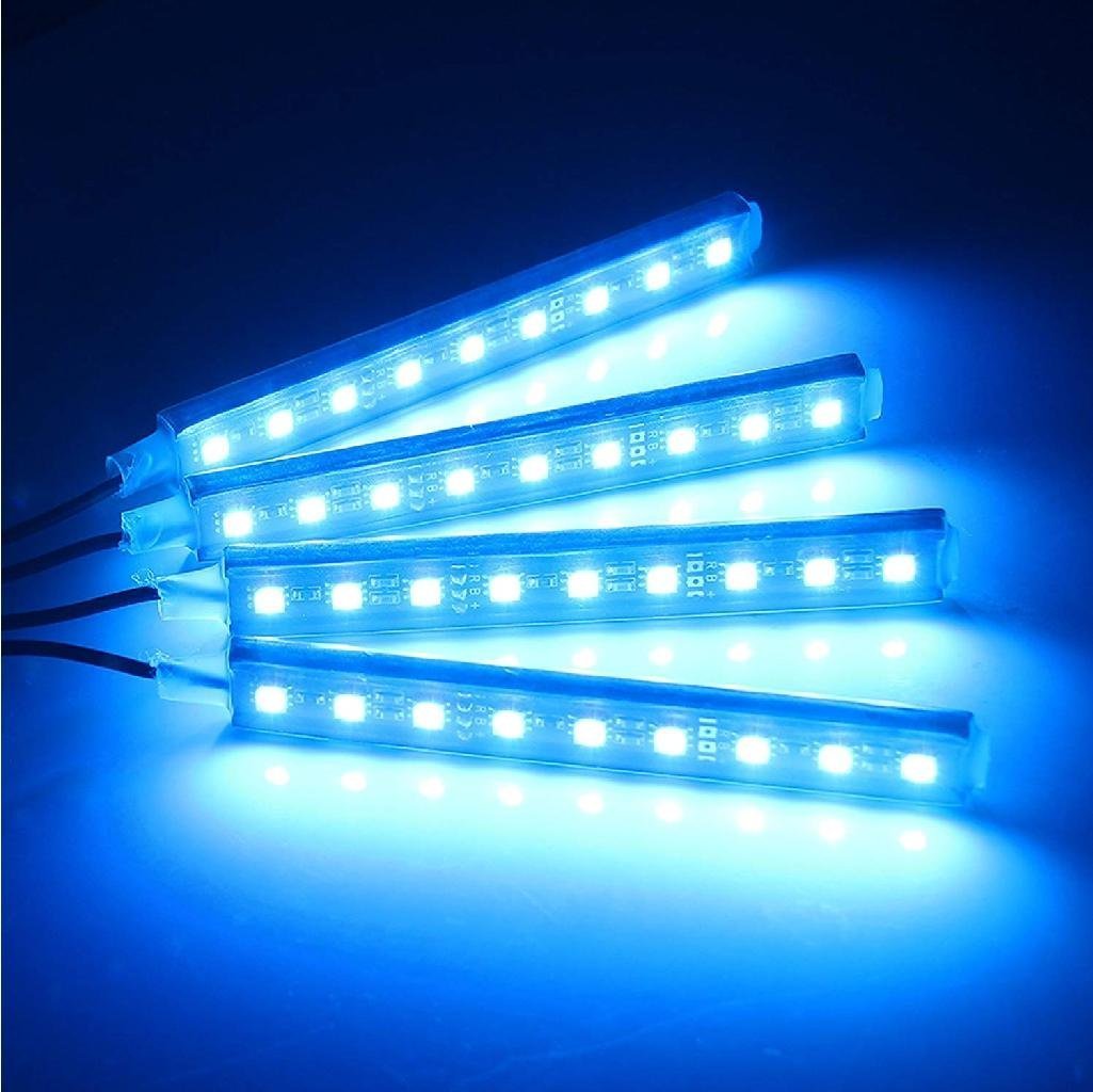 Kit de bandes lumineuses LED pour intérieur de voiture Rgb - الصورة 5
