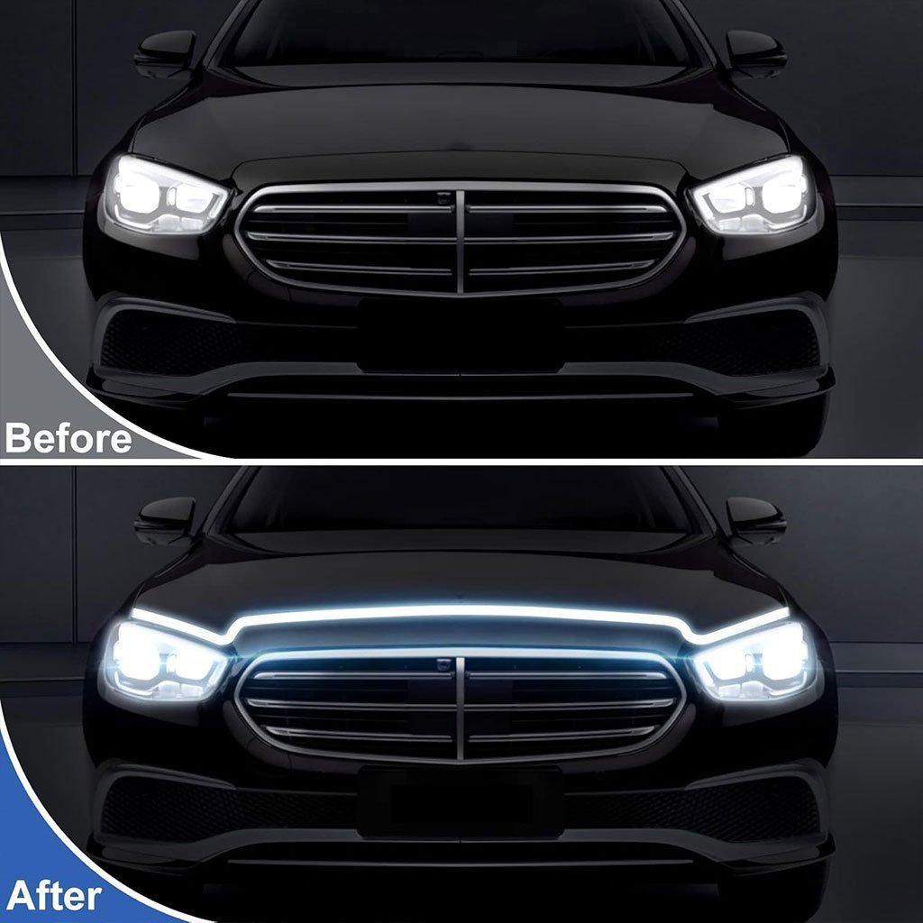 LED dynamiques Bandes lumineuses pour capot de voiture - الصورة 2
