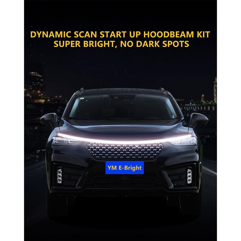 LED dynamiques Bandes lumineuses pour capot de voiture - الصورة 5