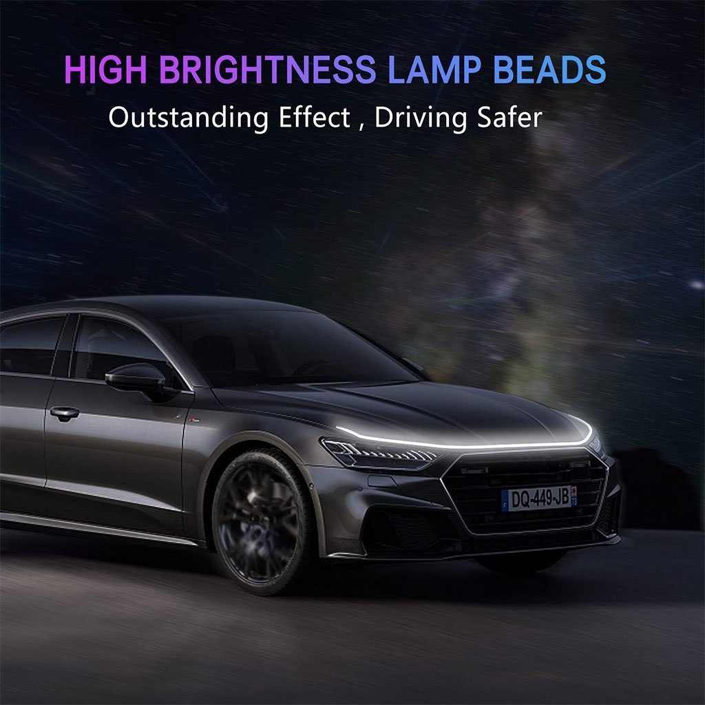 LED dynamiques Bandes lumineuses pour capot de voiture - الصورة 6