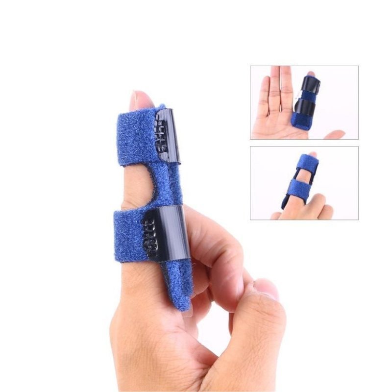 Attelle De Doigt ,Index en Aluminium Réglable Moyen Doigt Récupération Protection Contre Les Blessures - الصورة 2