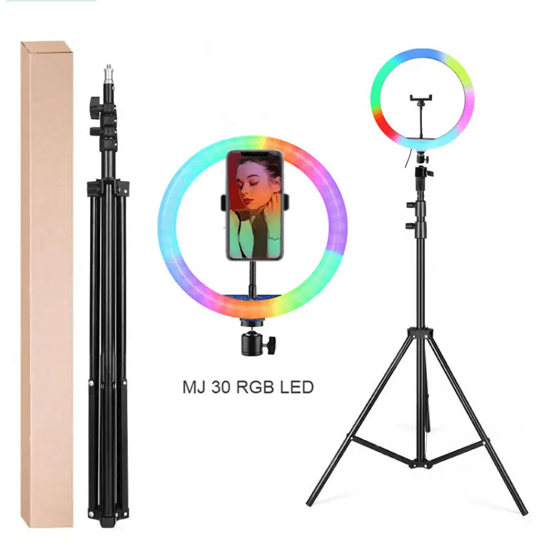 MJ-36 RGB LED Soft Ring Light With Stand-Selfie Light - الصورة 6