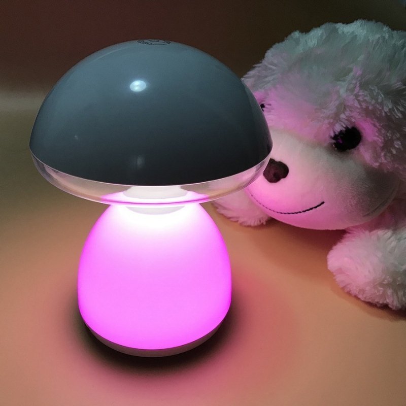 Lampe de chevet LED à capteur tactile Champignon à intensité variable RGB - الصورة 5