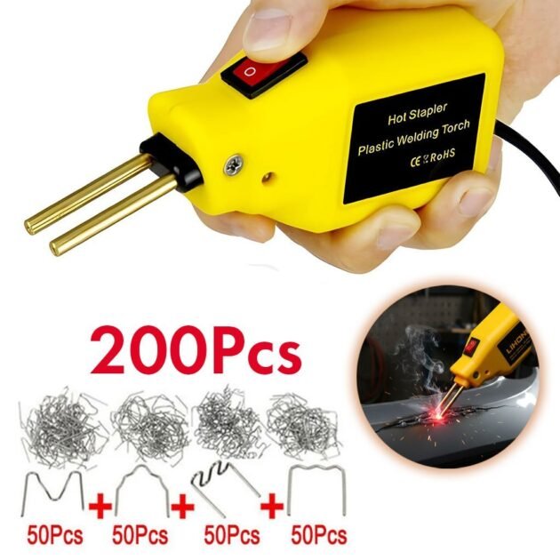 Mini Soudeuse de Plastique Parechoc 50W avec 200 agrafes inclus – جهاز تلحيم البلاستيك