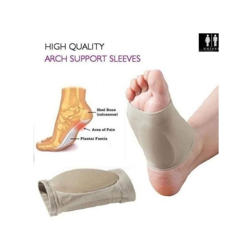Paire Semelles de pied Soutien de la voûte plantaire en silicone pour fasciite plantaire orthopédique V2 - الصورة 5