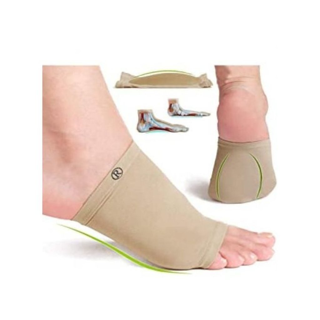 Paire Semelles de pied Soutien de la voûte plantaire en silicone pour fasciite plantaire orthopédique V2 - الصورة 4