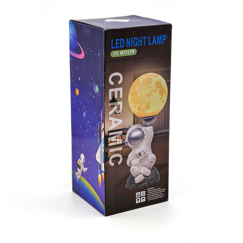 Veilleuse Astronaute et Lampe de Table en Céramique - الصورة 7