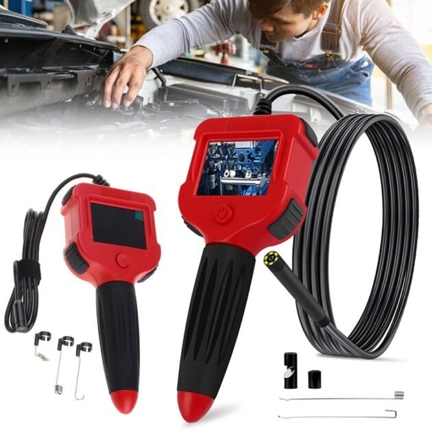 Caméra d’inspection endoscope industrielle avec écran LCD – كاميرة للأمكان الضيقة مع شاشة