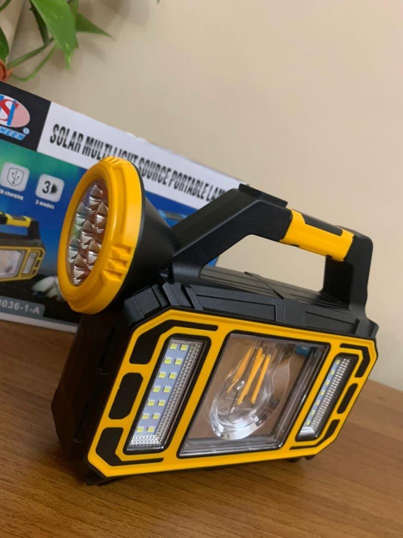 Lampe Solaire Portable Multifonctionnelle HS-8036-7 - الصورة 4