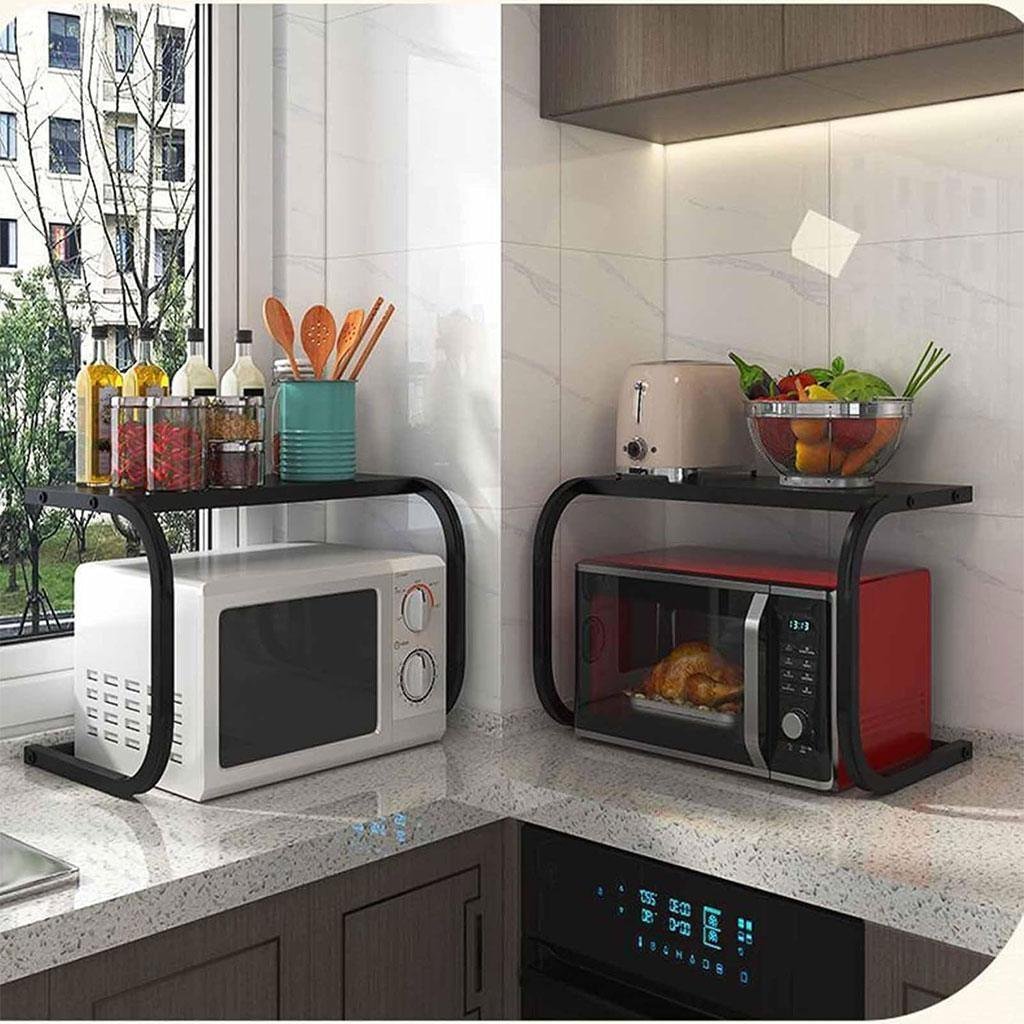 Support à four micro-ondes et porte épices en cuisine – حامل ميكروويف في المطبخ - الصورة 6