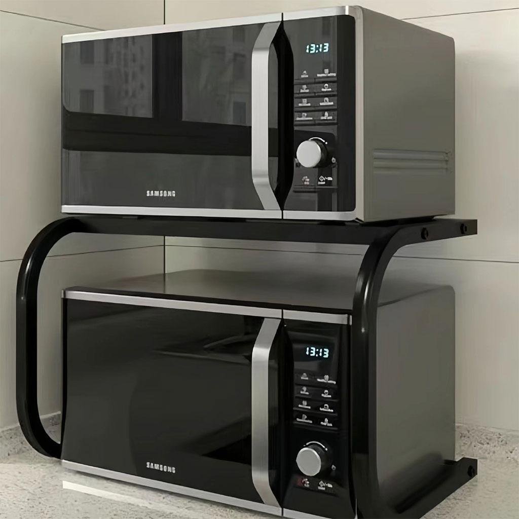 Support à four micro-ondes et porte épices en cuisine – حامل ميكروويف في المطبخ - الصورة 4