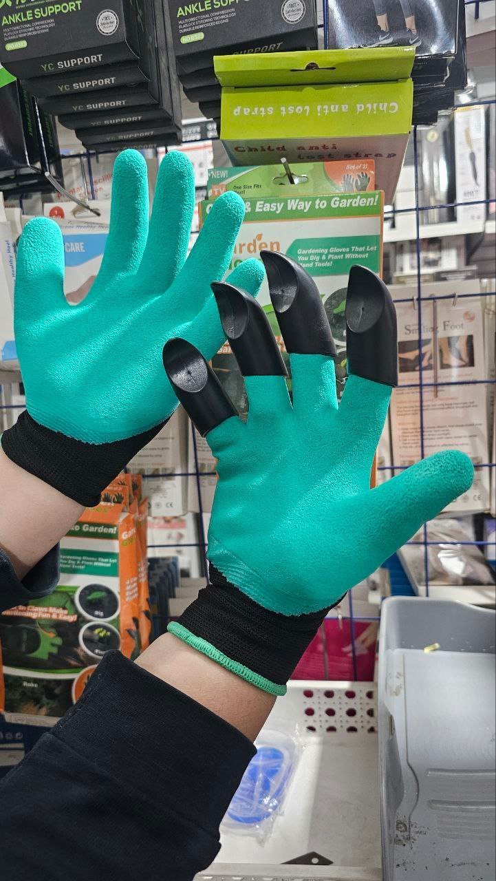 Gants de jardinage avec griffes - الصورة 4