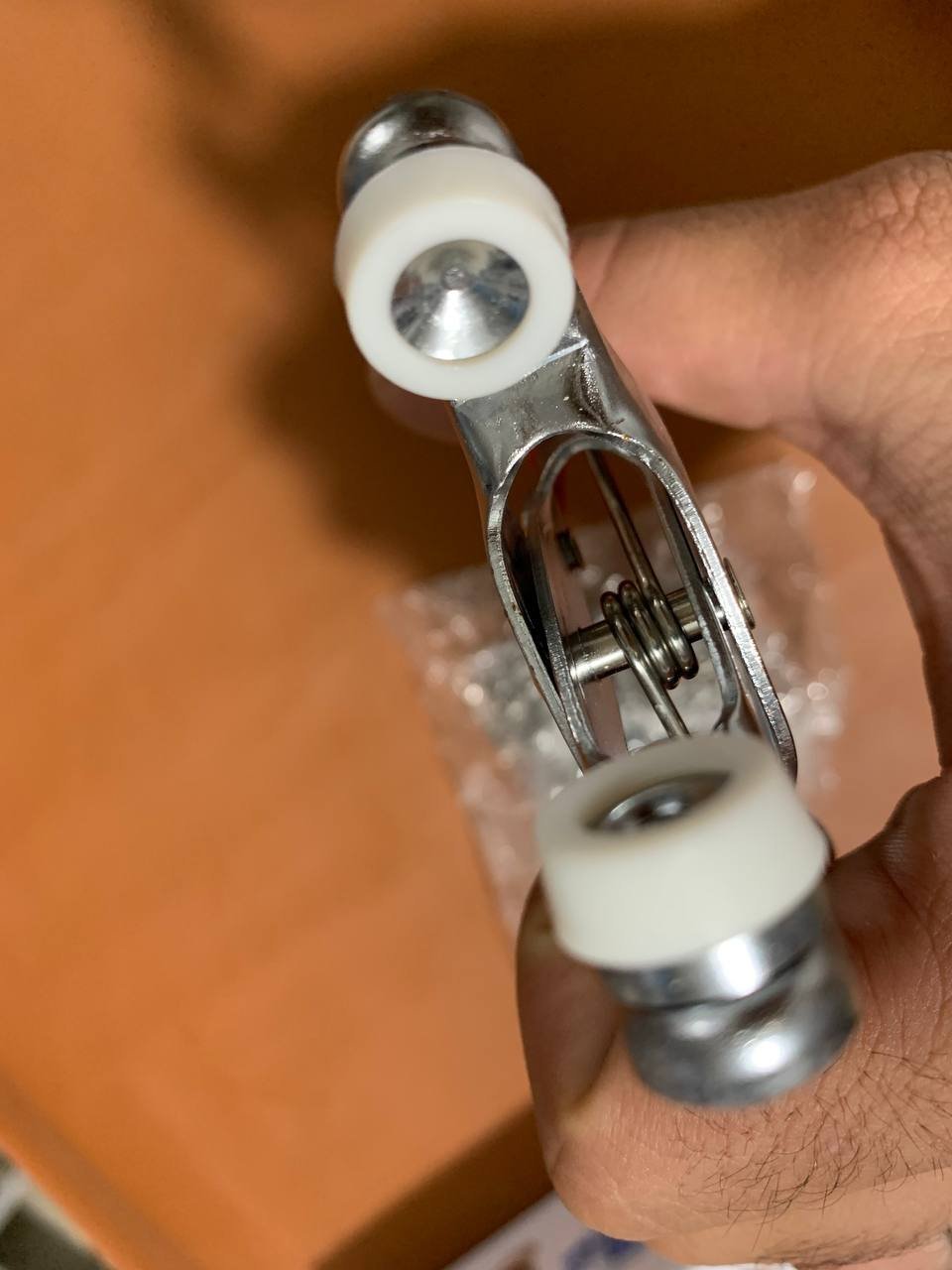 Pince à boutons-pression en métal avec pince à clip - الصورة 4