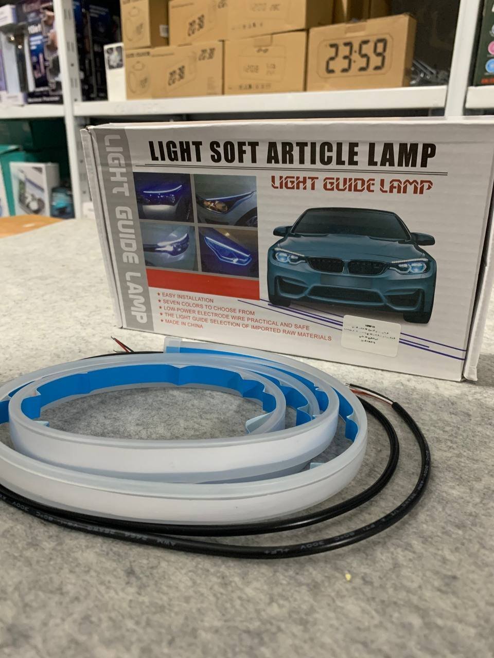 Feux de Jour LED Et Clignotant 2Pcs Pour Phares de Voiture 60cm - الصورة 2