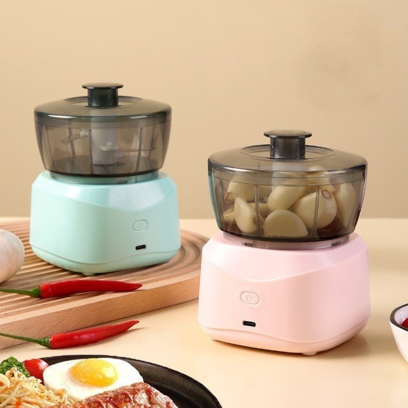 Mini Hachoir électrique Portable Rechargeable multifonction 350 ML - الصورة 2