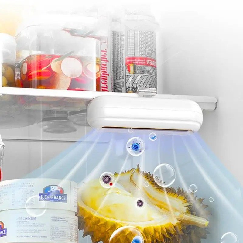 Purificateur d'air pour réfrigérateur et stérilisateur , désodorisant , garde les aliments et la fraîcheur منقي ومعقم هواء الثلاجة، ومزيل الروائح الكريهة، ويحافظ على الطعام طازجًا - الصورة 5