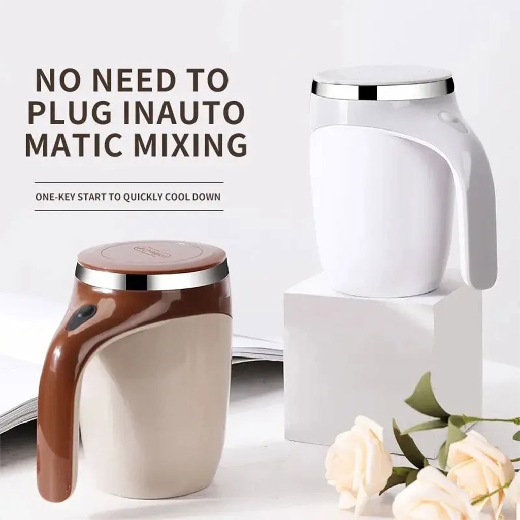 Tasse de mousseur de lait automatique multifonctionnelle à chargement USB - الصورة 6