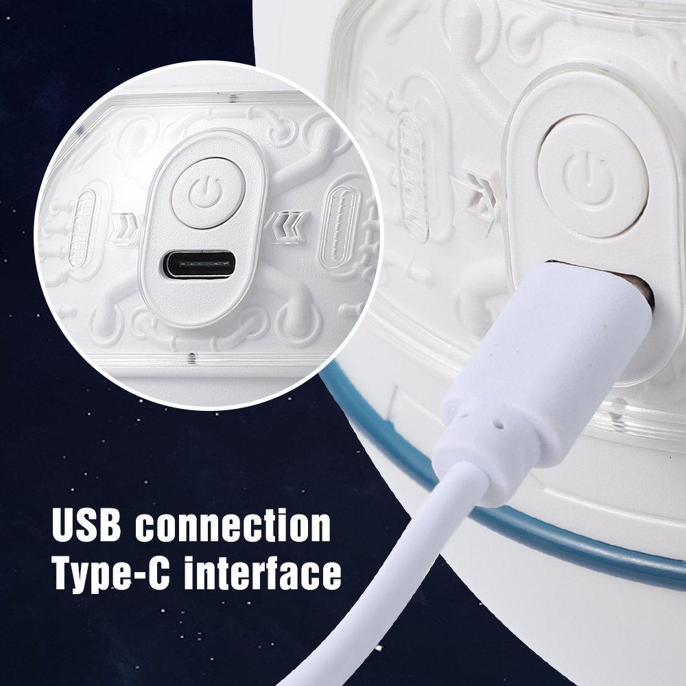 Humidificateur d'air électrique Spacecraft avec lumière LED - الصورة 4