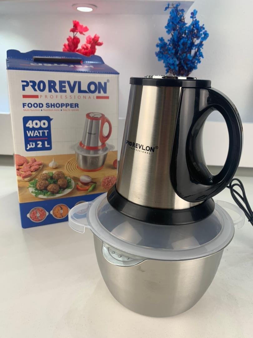 Hachoir à Viande Multifonction en Acier Inoxydable 300W/2L – مفرمة لحم متعددة الوظائف من الفولاذ المقاوم للصدأ - الصورة 3