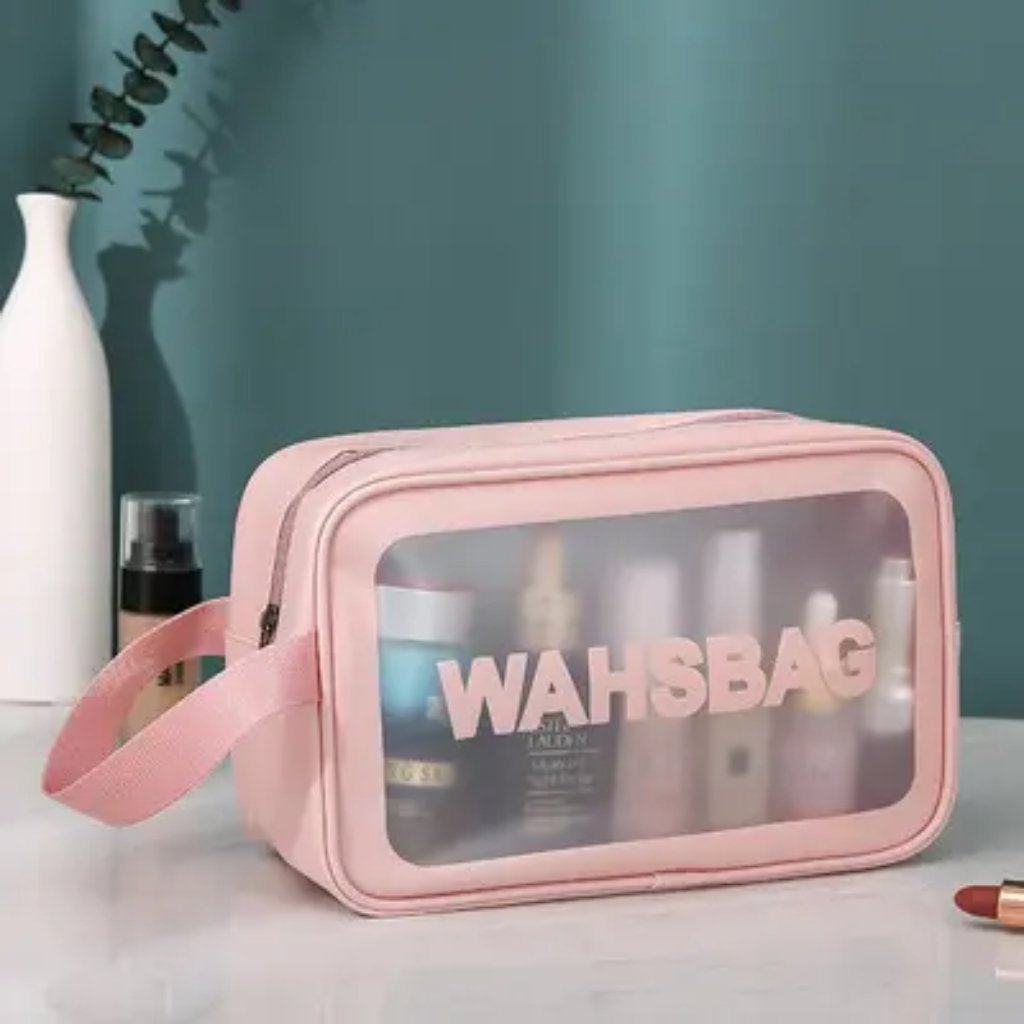 Trousse de Douche Wash-bag transparent, étanche - الصورة 3