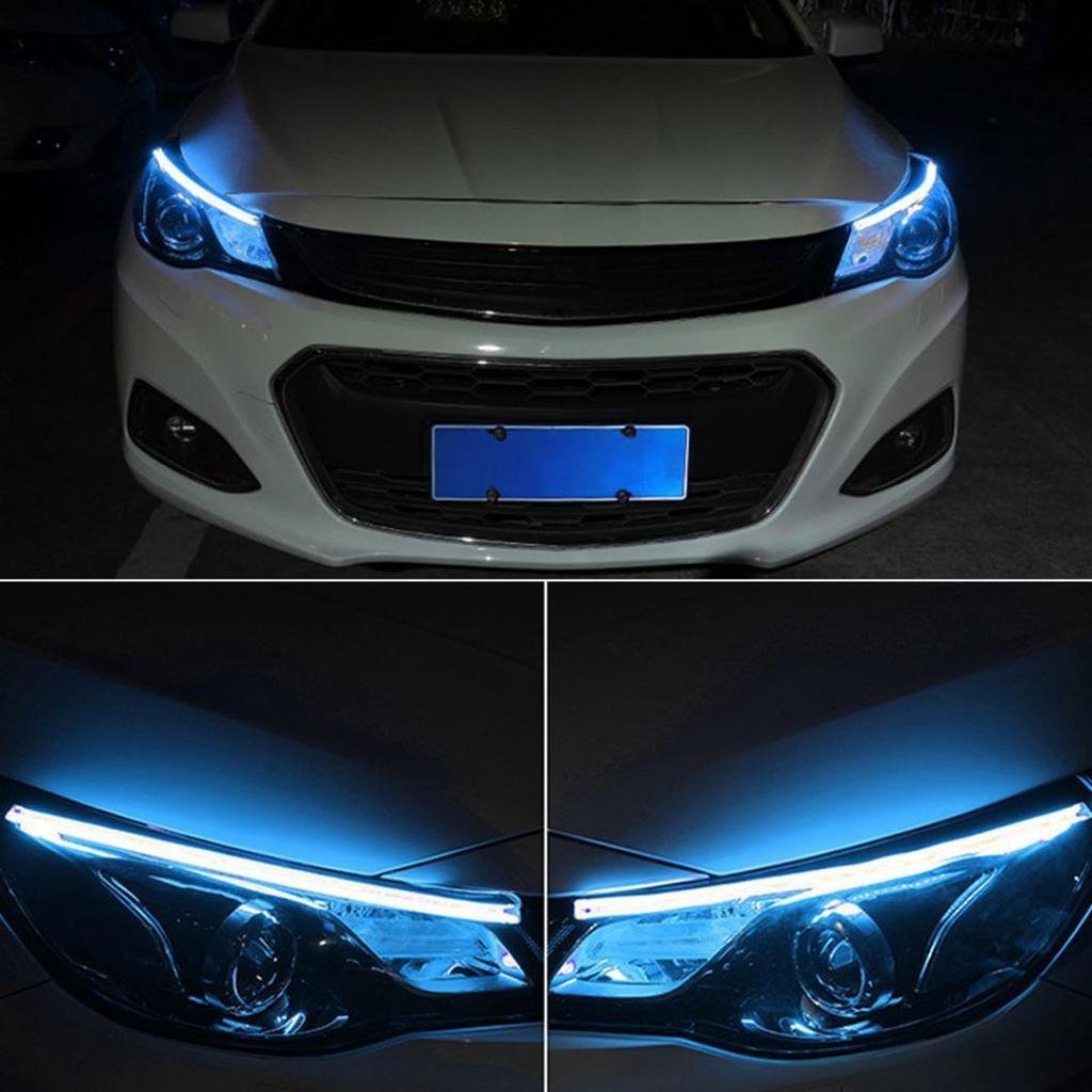 Feux de Jour LED Et Clignotant 2Pcs Pour Phares de Voiture 60cm - الصورة 6
