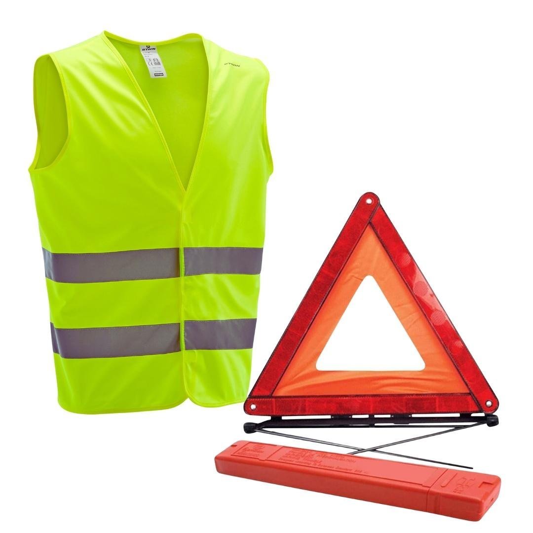 Kit de Sécurité Triangle Et Gilet De Signalisation De Secours - الصورة 4