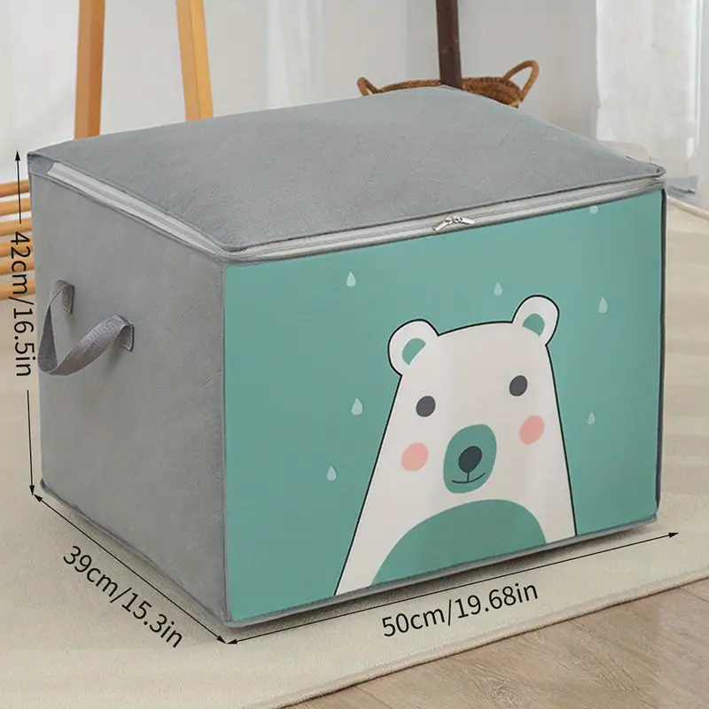 Sac de rangement Pliable pour vêtements à motifs de dessins animés - الصورة 4