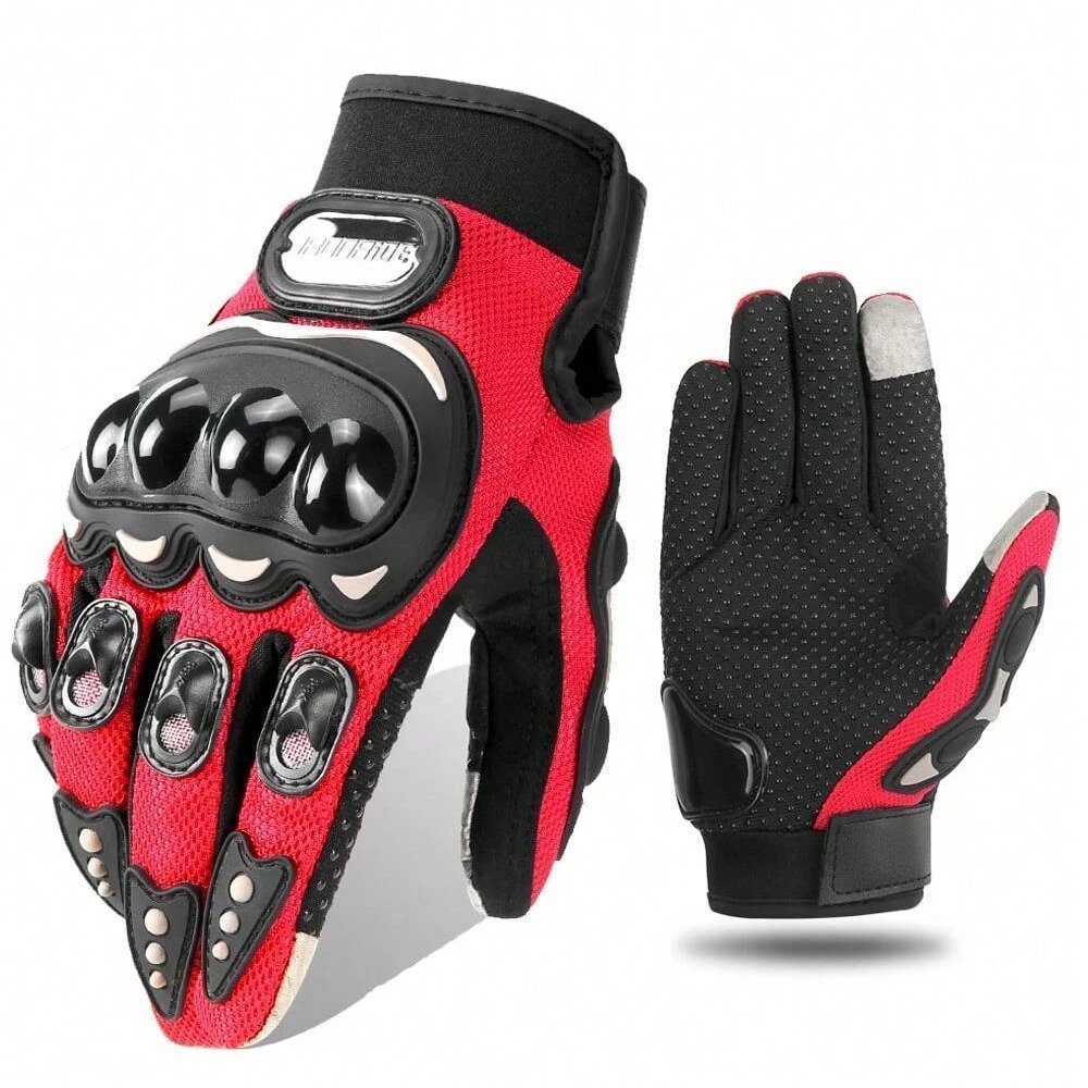 Pack Moto Hiver Cagoule intégrale thermique + Gants Pro Biker respirants avec protections antidérapantes - الصورة 7