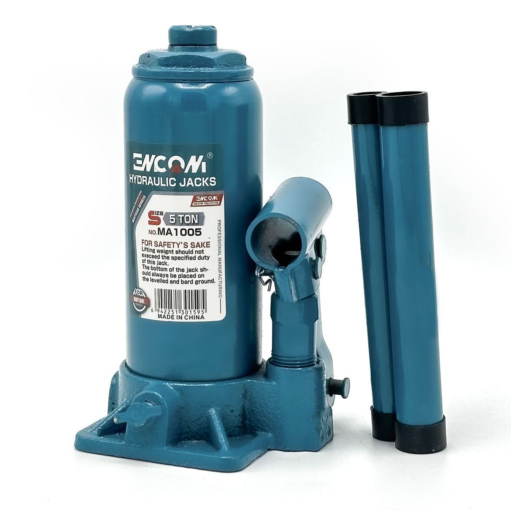 Cric bouteille hydraulique 5 tonnes avec valve de sécurité contre surcharges – حامل المركبات 5 طن - الصورة 2