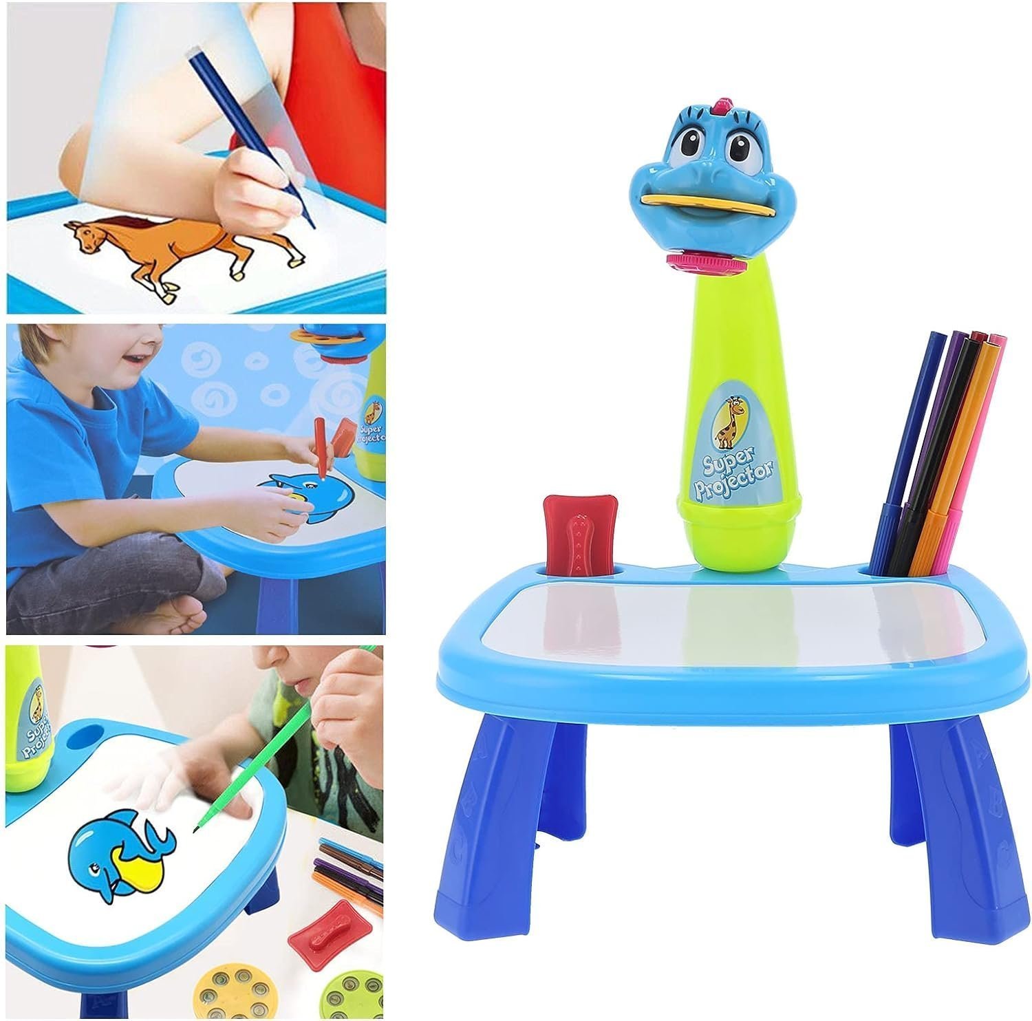 Projecteur à LED pour Enfant avec Table de Dessin Artistique - الصورة 2